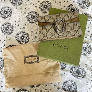 GUCCI “DIONYSUS GG SUPREME “ SUPER MINI BAG